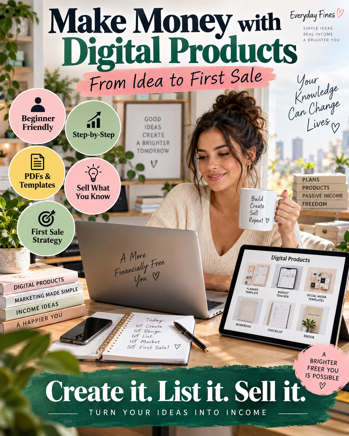 Make Money With Digital Products: From Idea to First Sale