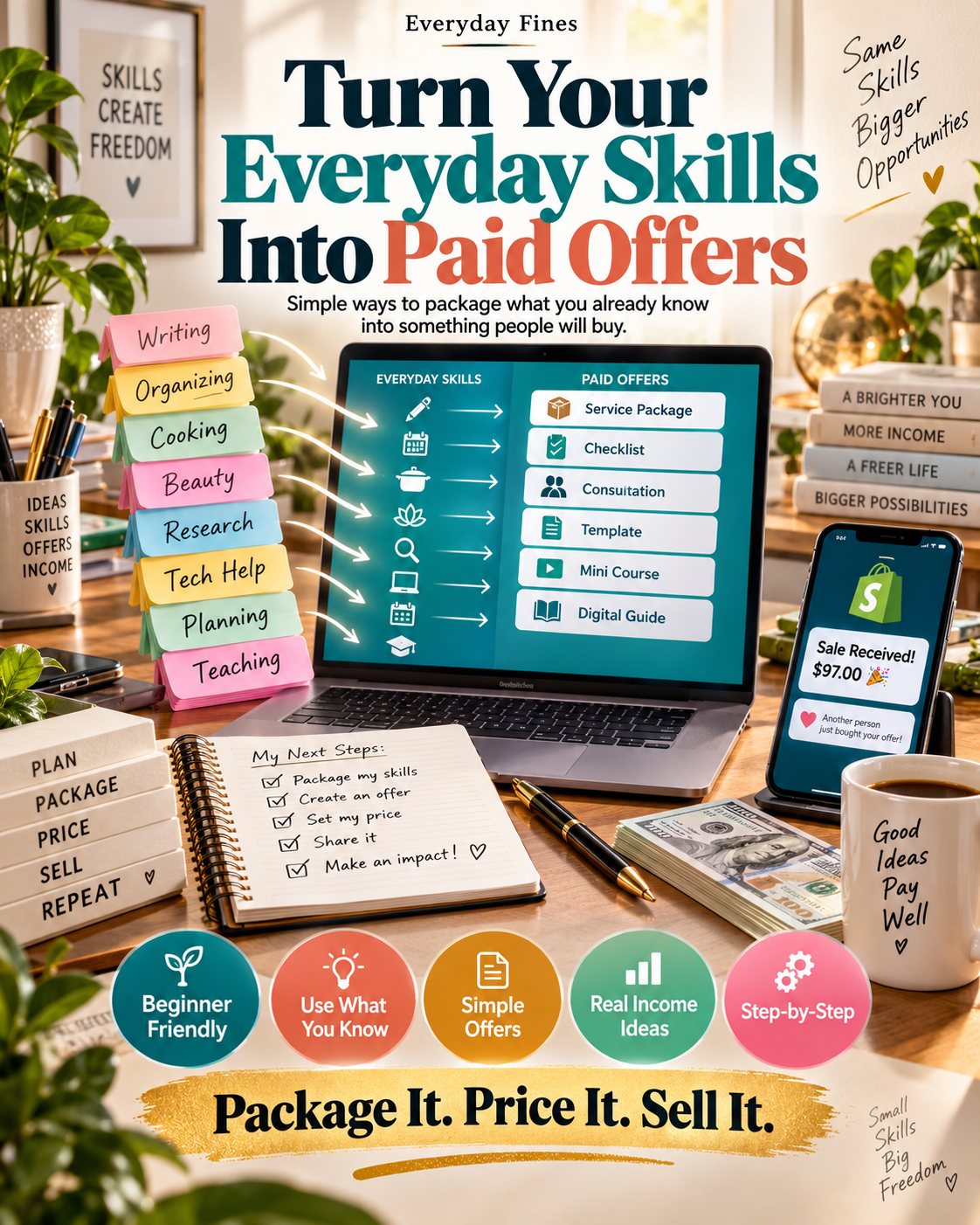Turn Your Everyday Skills Into Paid Offers