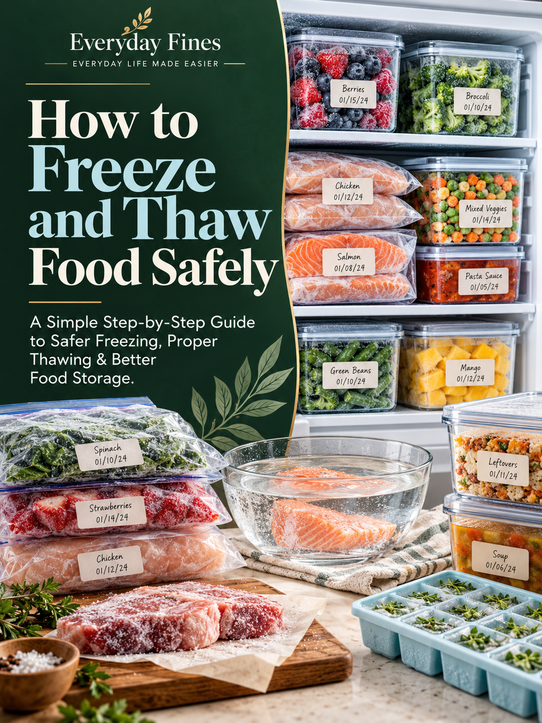 How to Freeze and Thaw Food Safely