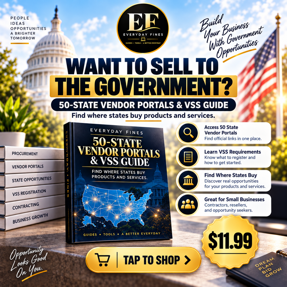 Government Money, Contracts & Resources